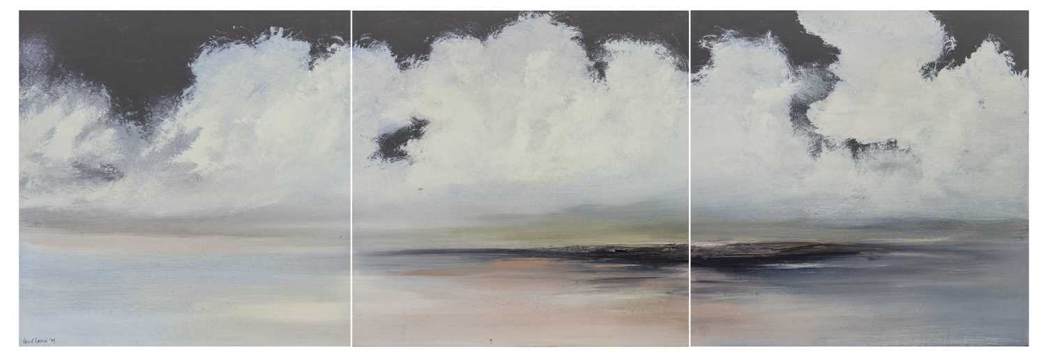 Lot 589 - AN UNTITLED TRIPTYCH BY PHILIP RASKIN