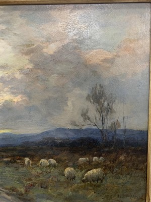 Lot 71 - GOING HOME, AN OIL BY JOSEPH MILNE