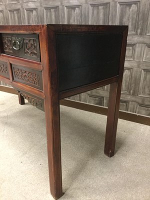 Lot 863 - A 20TH CENTURY CHINESE SIDE BOARD
