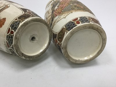 Lot 864 - A PAIR OF JAPANESE VASES