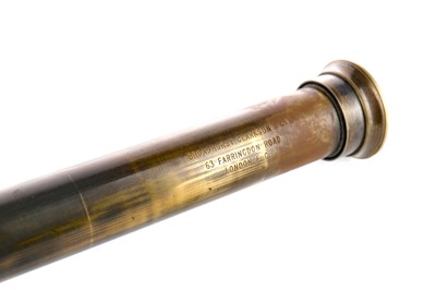 Lot 1712 - AN EARLY 20TH CENTURY FOUR DRAWER TELESCOPE