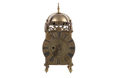 Lot 1713 - A 17TH CENTURY AND LATER LANTERN CLOCK BY CHARLES GRETTON