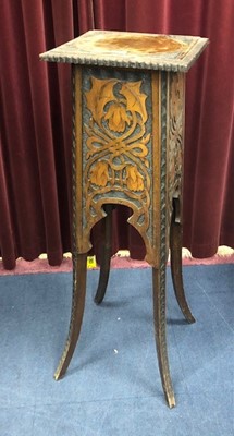 Lot 248 - A CARVED WOOD PLANT STAND
