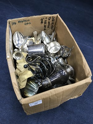Lot 305 - A LOT OF SILVER PLATED WARE
