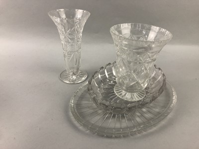 Lot 351 - A LOT OF CRYSTAL AND GLASS WARE