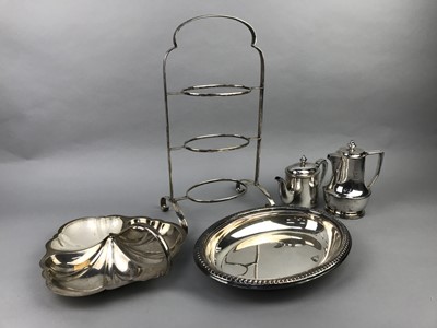 Lot 354 - A LOT OF SILVER PLATED WARE