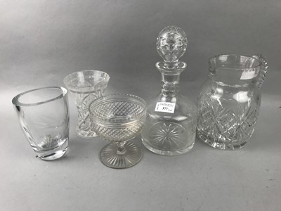 Lot 377 - A LOT OF CRYSTAL AND GLASS WARE