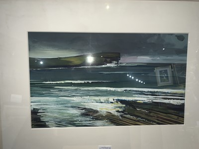 Lot 506 - BAY OF SKAILL, A GOUACHE BY ALEXANDER ROBB