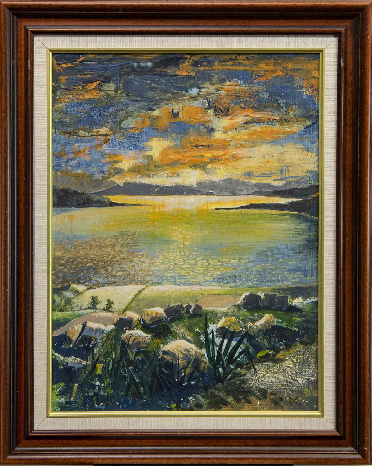 Lot 437 - AT THE LOCH, AN OIL