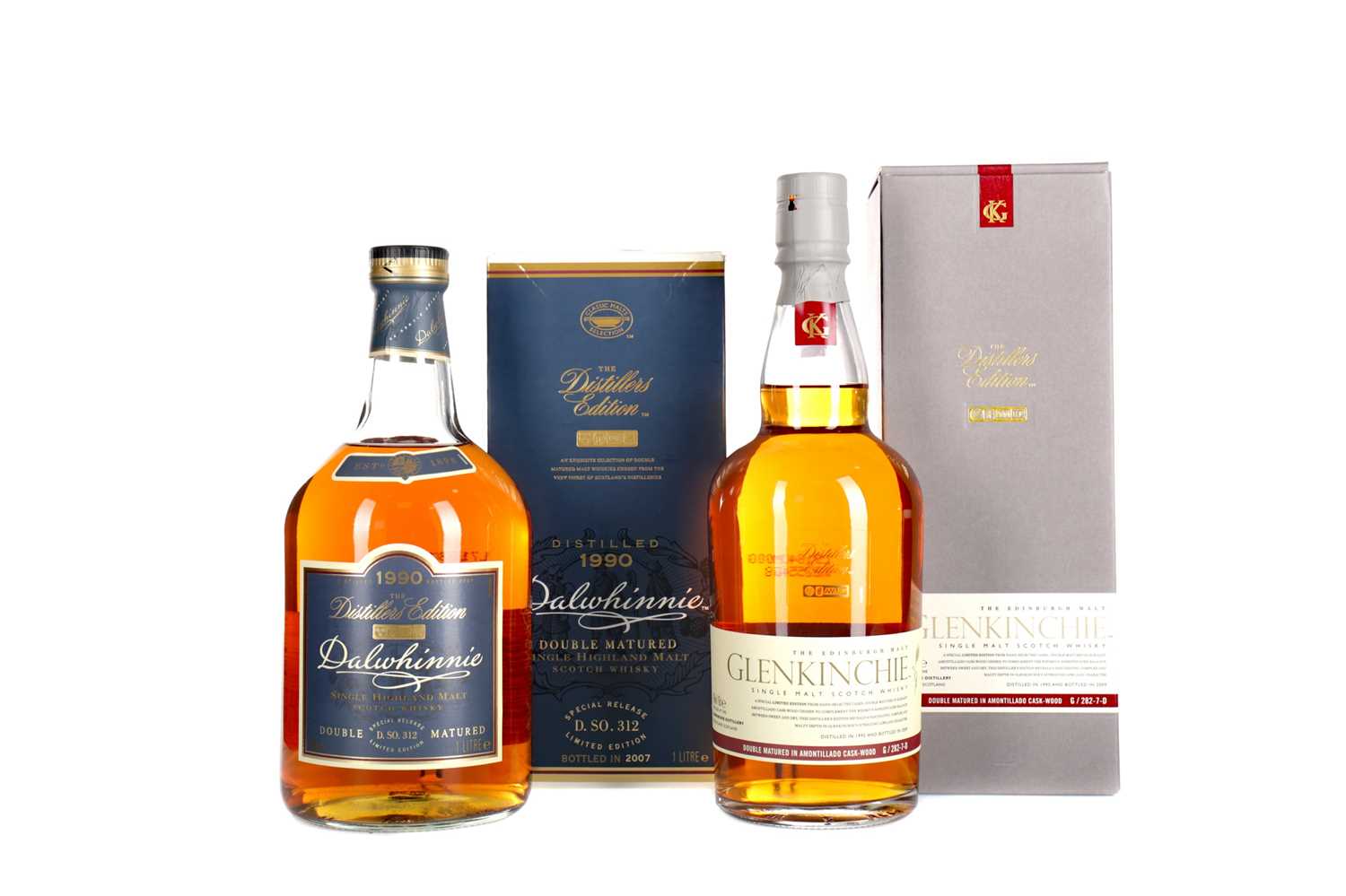Lot 238 - GLENKINCHIE 1995 DISTILLERS EDITION AND DALWHINNIE 1990 DISTILLERS EDITION