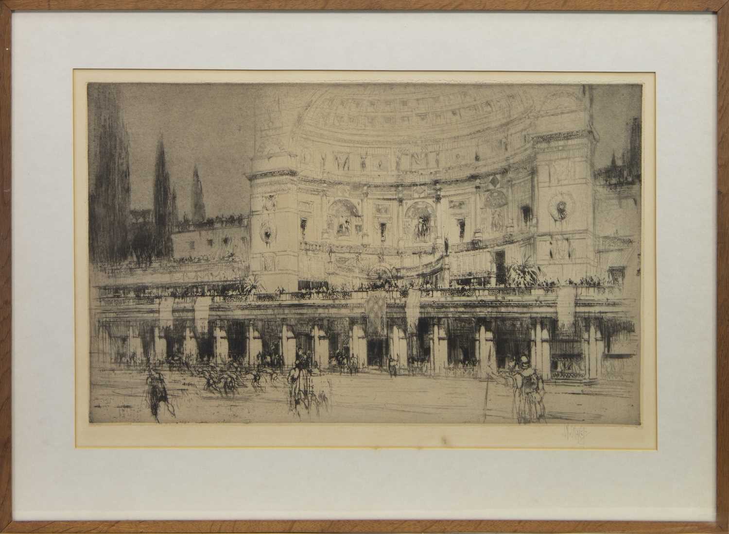 Lot 89 - THE (SO-CALLED) STADIUM OF DOMITIAN, AN ETCHING BY WILLIAM WALCOT
