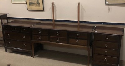 Lot 469 - A STAG BEDROOM SUITE