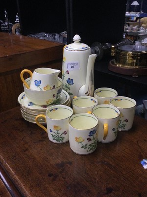 Lot 480 - A CROWN STAFFORDSHIRE COFFEE SERVICE