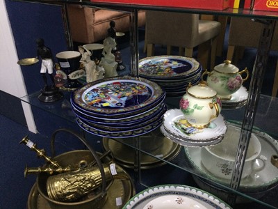 Lot 482 - A LOT OF ROSENTHAL CABINET PLATES AND OTHER CERAMICS