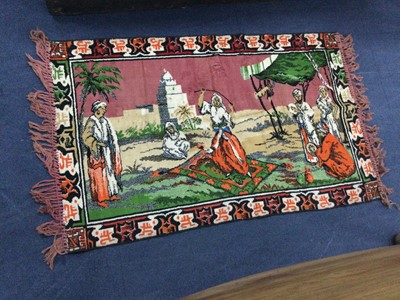 Lot 490 - THREE EARLY 20TH CENTURY EASTERN RUGS, likely...