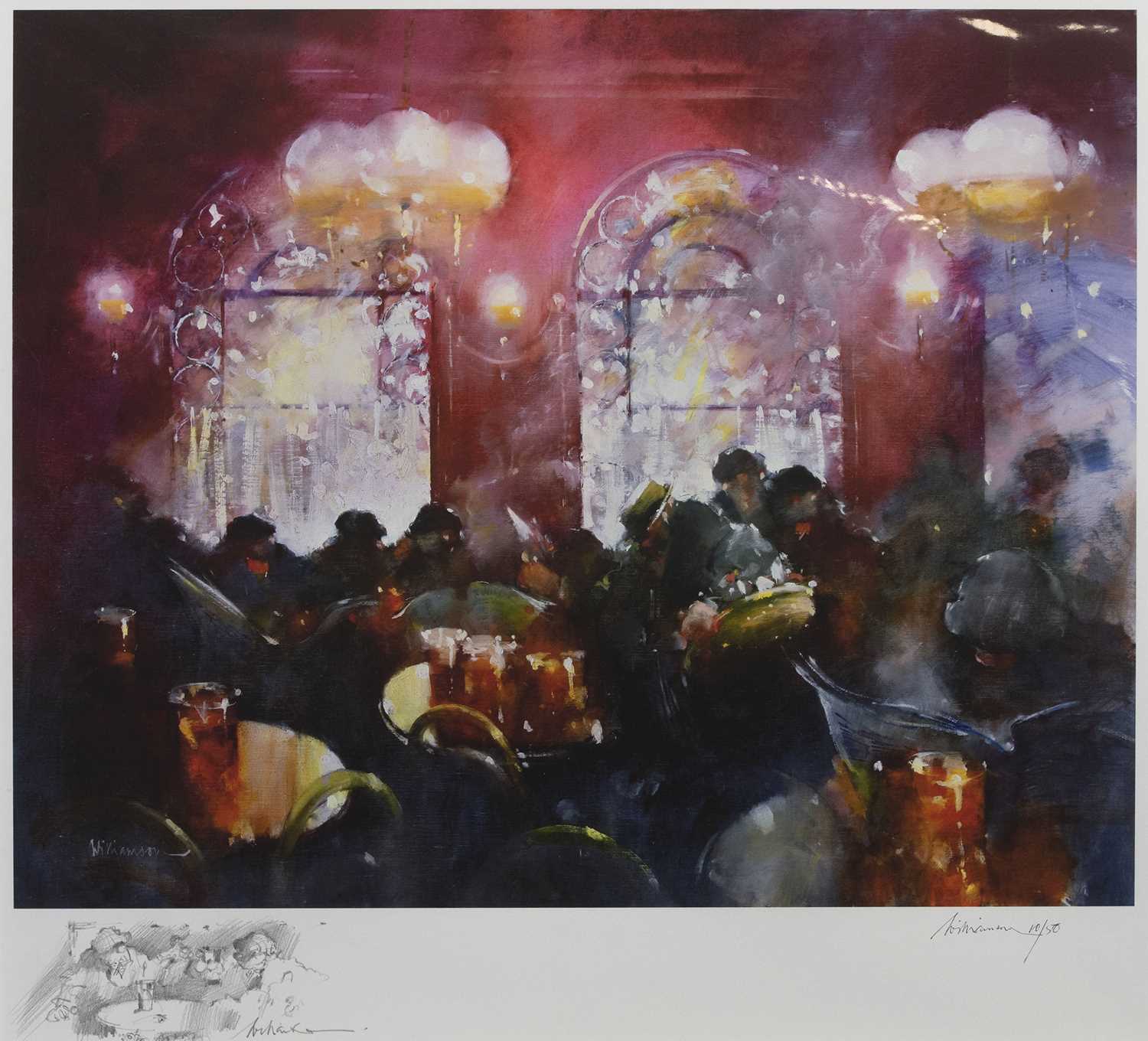 Lot 475 - THE HAWKER, A PRINT BY LAWRIE WILLIAMSON
