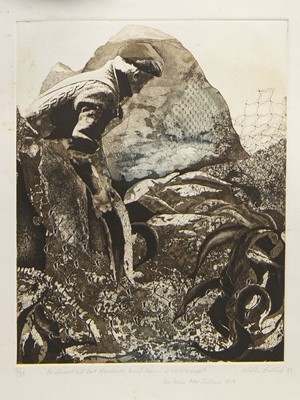 Lot 497 - TO ALMOST ALL BUT SHEPHERDS, AN ETCHING BY MOLLY BULLICK