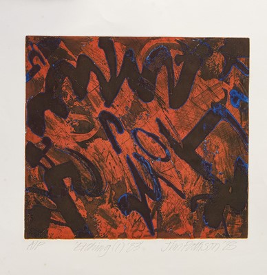 Lot 498 - ONE ETCHING AND THREE SCREENPRINTS BY JIM PATTISON