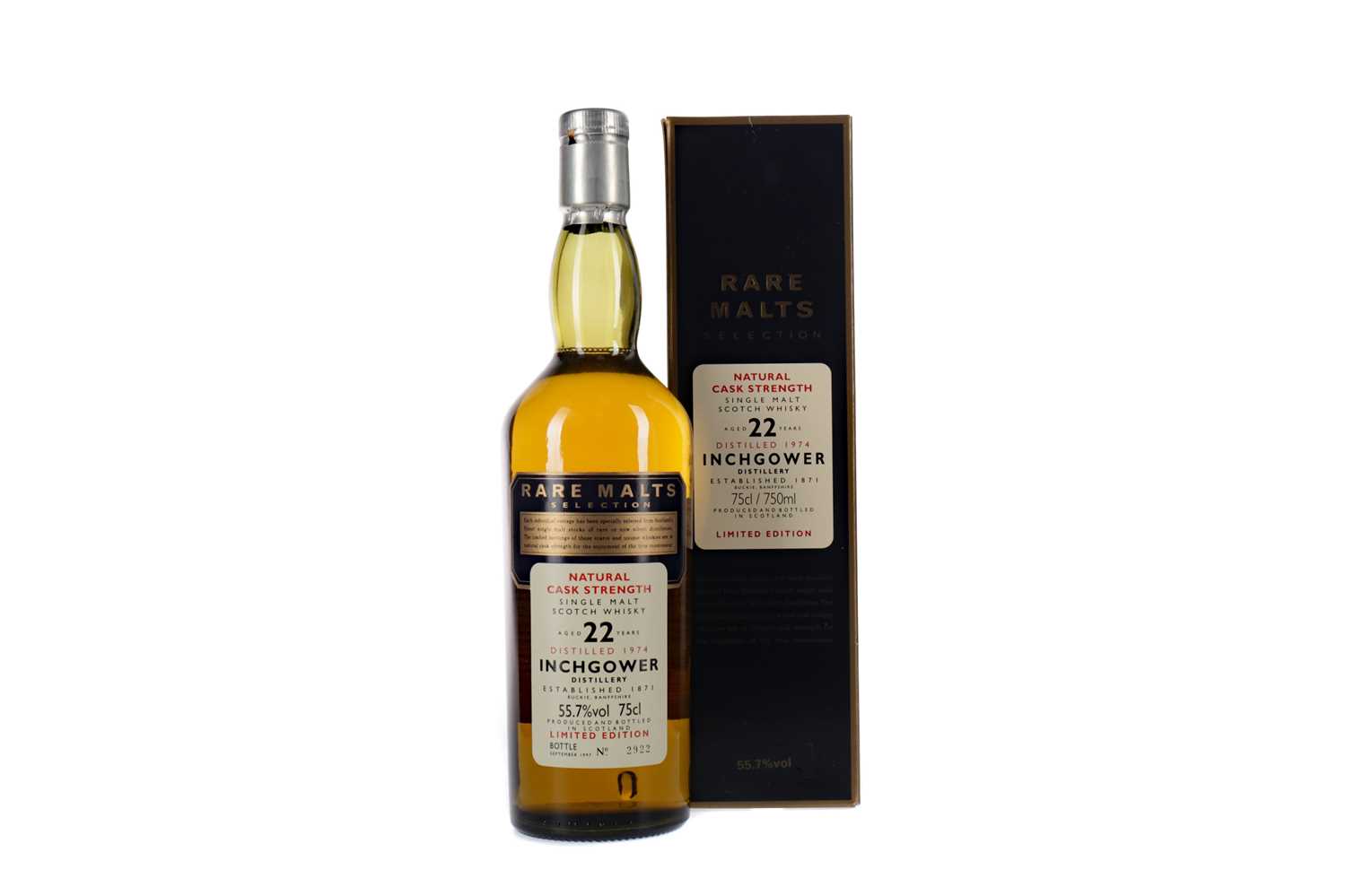Lot 285 - INCHGOWER 1974 RARE MALTS AGED 22 YEARS