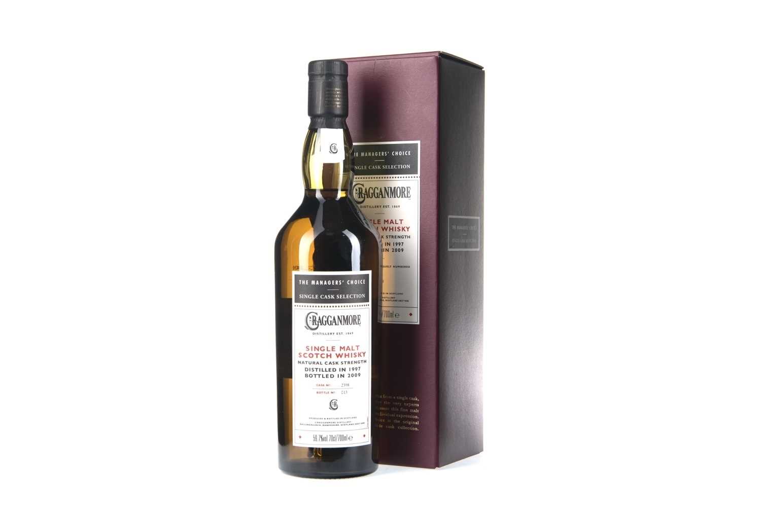 Lot 298 - CRAGGANMORE 1997 MANAGERS' CHOICE