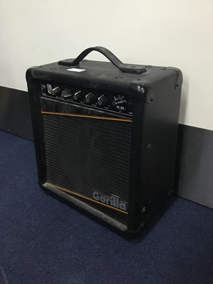 Lot 84 - A HOHNER PROFESSIONAL ST 59 ELECTRIC GUITAR AND A GORILLA AMPLIFIER