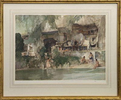 Lot 522 - ON THE SHORE, A PRINT BY SIR WILLIAM RUSSELL FLINT