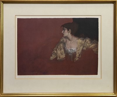 Lot 525 - RED BACKGROUND, A PRINT BY WILLIAM RUSSELL FLINT