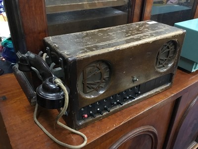 Lot 105 - A VINTAGE TELEPHONE BY PICTOGRAPH TELEPHONES