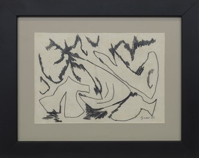 Lot 541 - AN UNTITLED PENCIL BY WILLIAM GEAR