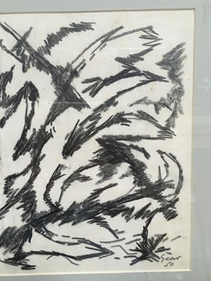 Lot 610 - AN UNTITLED GRAPHITE WORK  BY WILLIAM GEAR