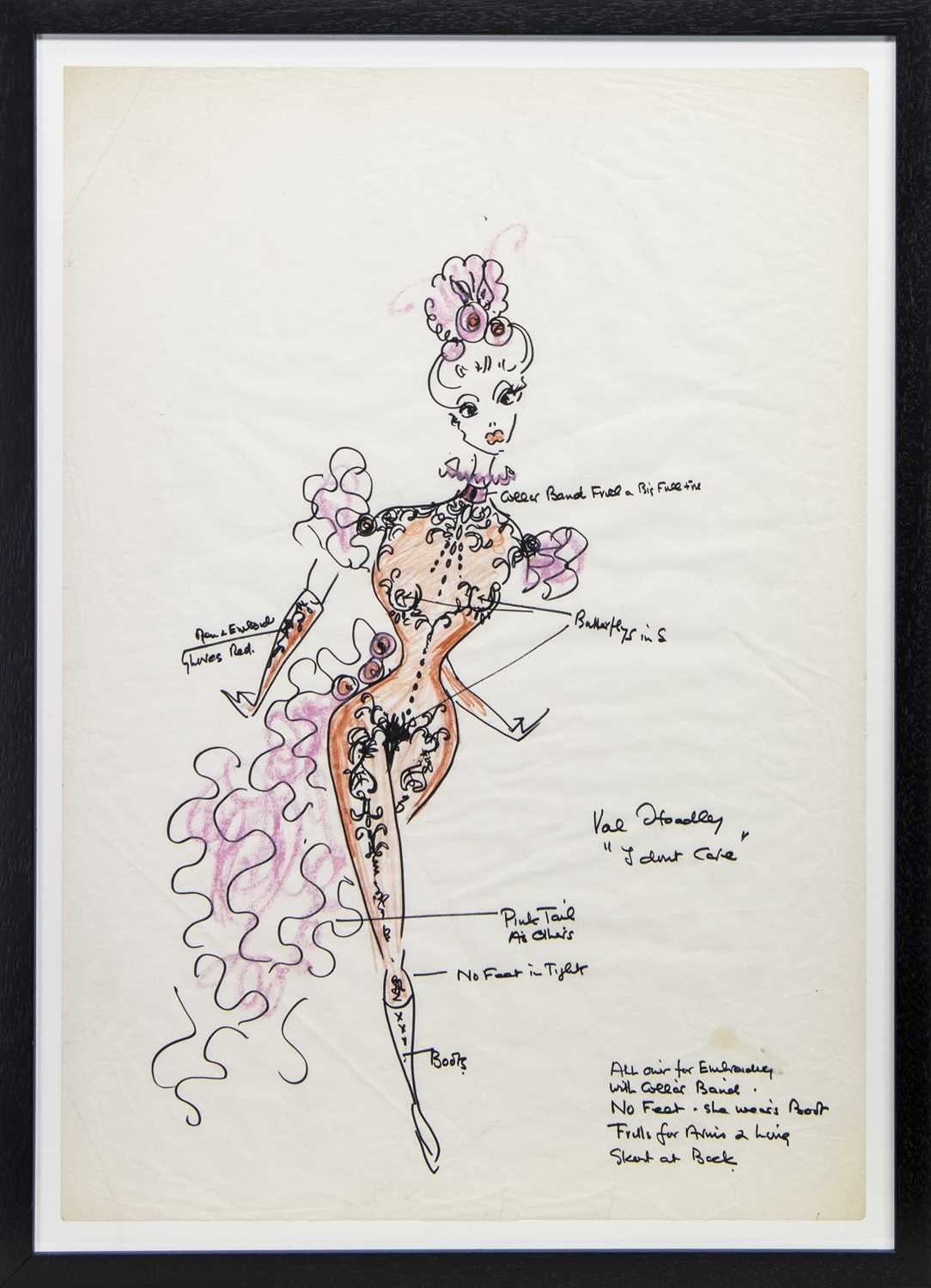 Lot 137 - ORIGINAL THEATRE COSTUME DESIGN BY ROBERT ST JOHN ROPER