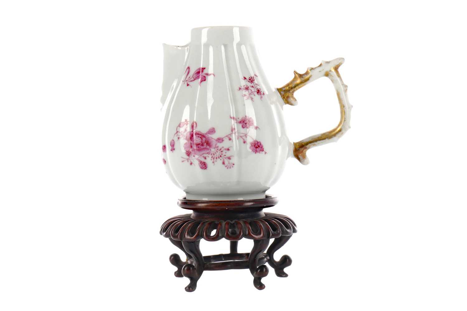 Lot 365 - A LATE 19TH CENTURY CHINESE FAMILLE ROSE CREAM JUG