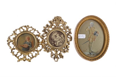 Lot 379 - A COLLECTION OF THREE LATE 19TH CENTURY GILTWOOD PICTURE FRAMES