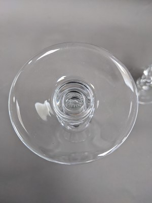 Lot 392 - A PAIR OF 20TH CENTURY CHAMPAGNE FLUTES BY WILLIAM YEOWARD