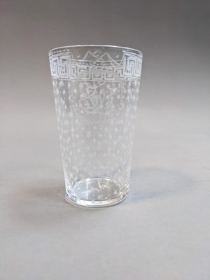 Lot 351 - A REGENCY PORT GLASS ALONG WITH FIVE VICTORIAN GLASSES