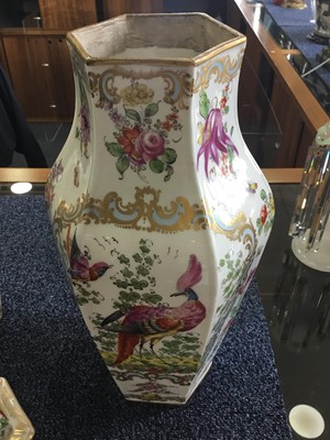 Lot 202 - A PAIR OF LATE 19TH CENTURY CONTINENTAL PORCELAIN VASES AND COVERS