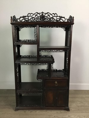Lot 752 - A CHINESE STAGE CABINET
