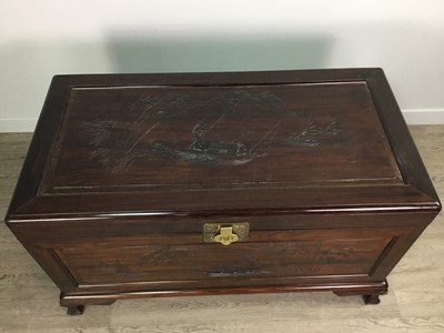 Lot 757 - A CHINESE CAMPHORWOOD BLANKET CHEST