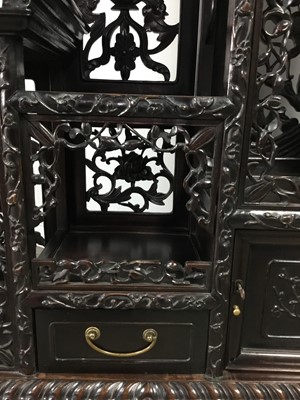 Lot 765 - A CHINESE STAGE CABINET