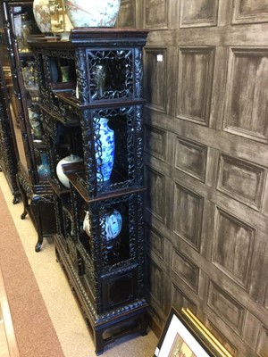 Lot 765 - A CHINESE STAGE CABINET