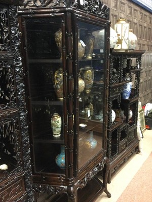 Lot 772 - A CHINESE DISPLAY CABINET