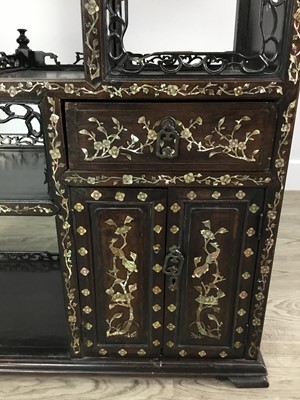 Lot 774 - A CHINESE STAGE CABINET