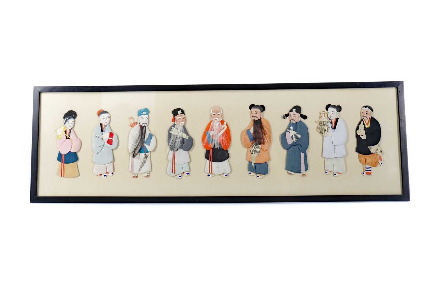 Lot 846 - A 20TH CENTURY CHINESE GROUP OF IMMORTALS