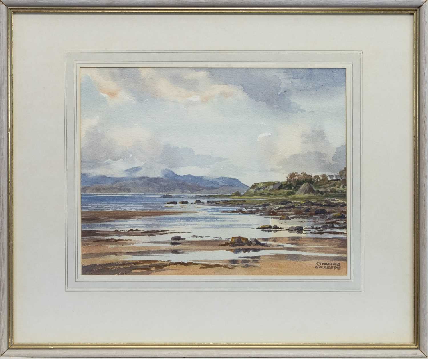 Lot 634 - TORWOOD, ROTHESAY, A WATERCOLOUR BY STIRLING GILLESPIE