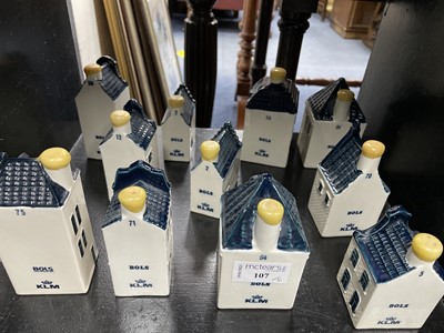 Lot 107 - A COLLECTION OF KLM HOUSE MODELS