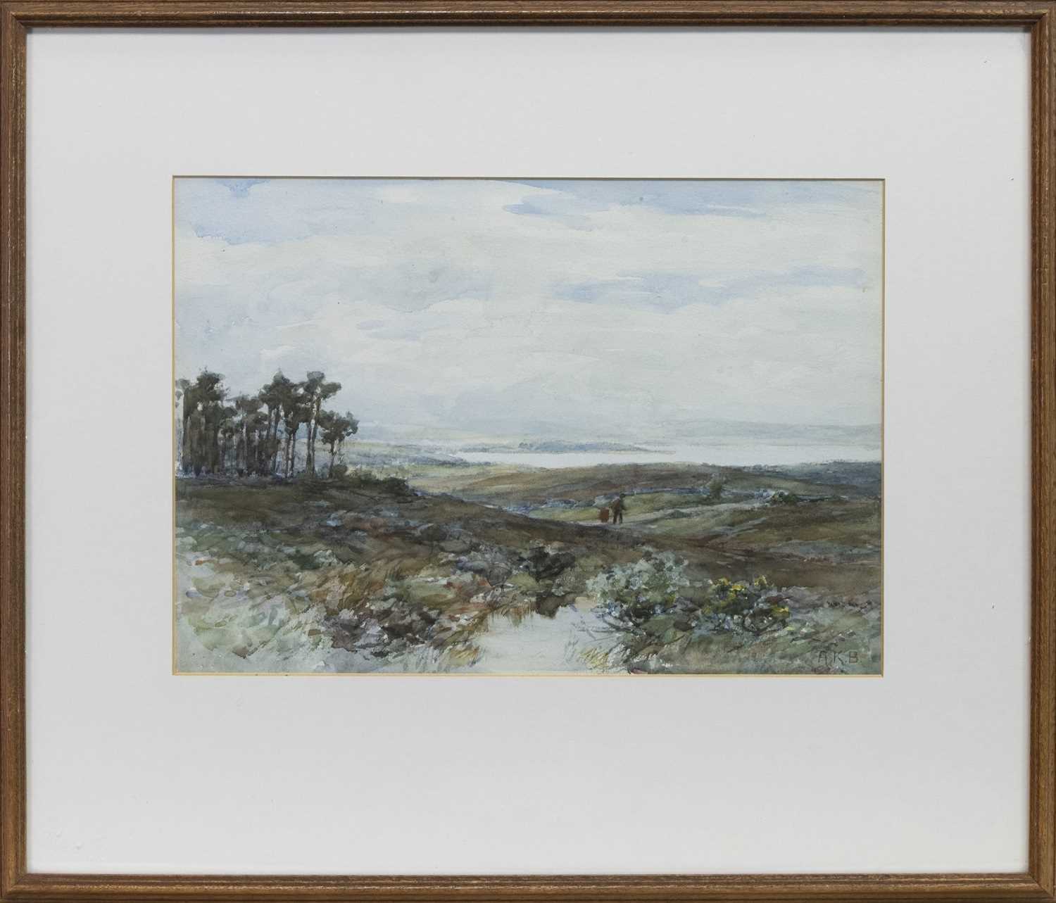 Lot 140 - THE CLYDE FROM THE MOOR ABOVE HELENSBURGH, BY ALEXANDER KELLOCK BROWN