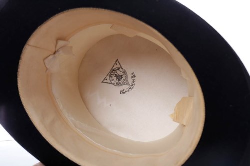 Lot 1101 - GENTLEMAN'S BLACK SILK TOP HAT by Superfine,...