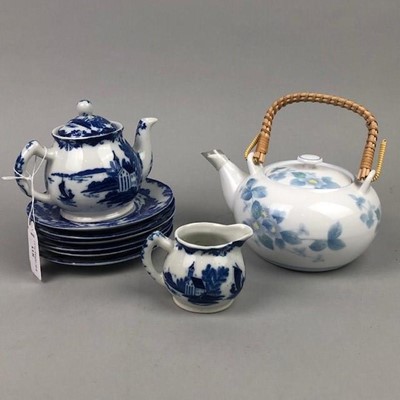 Lot 118 - A JAPANESE TEA SERVICE AND OTHER CERAMICS