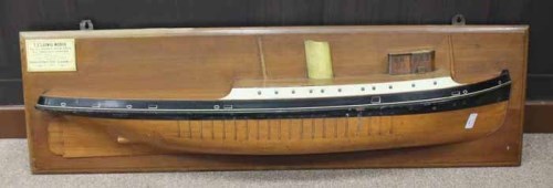 Lot 1105 - EARLY 20TH CENTURY HALF HULL OF THE TS 'LUDWIG...