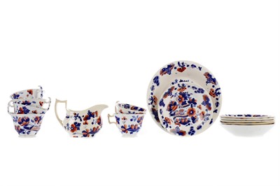 Lot 528 - AN EARLY 19TH CENTURY STAFFORDSHIRE CREAMWARE  PART TEA SERVICE